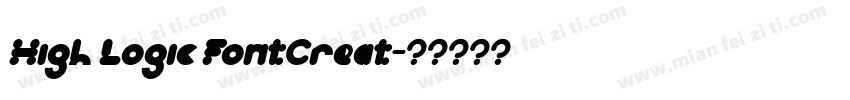 High Logic FontCreat字体转换